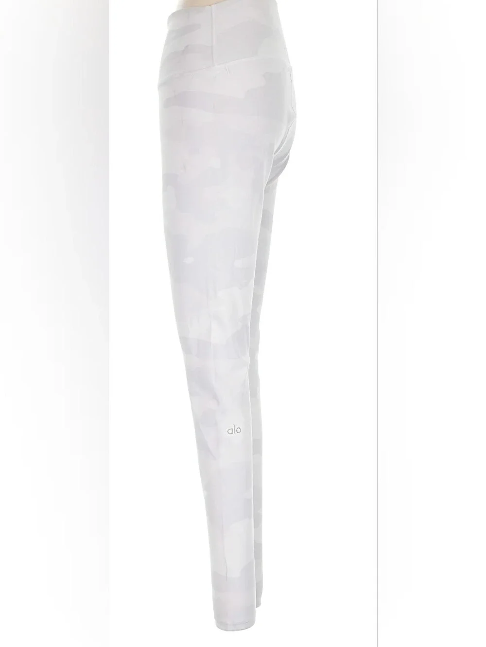 ALO Yoga NWOT High Waist Vapor Leggings White Camouflage Camo sz MEDIUM